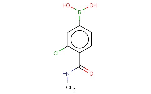 3-CHLORO-4-(N-METHYLCARBAMOYL)PHENYLBORONIC ACID